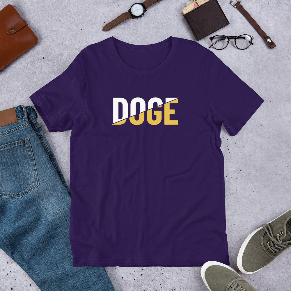 Slice DOGE Dogecoin D.O.G.E. Unisex T-Shirt | Premium DOGE Meme Apparel | Soft Cotton Dogecoin Shirt